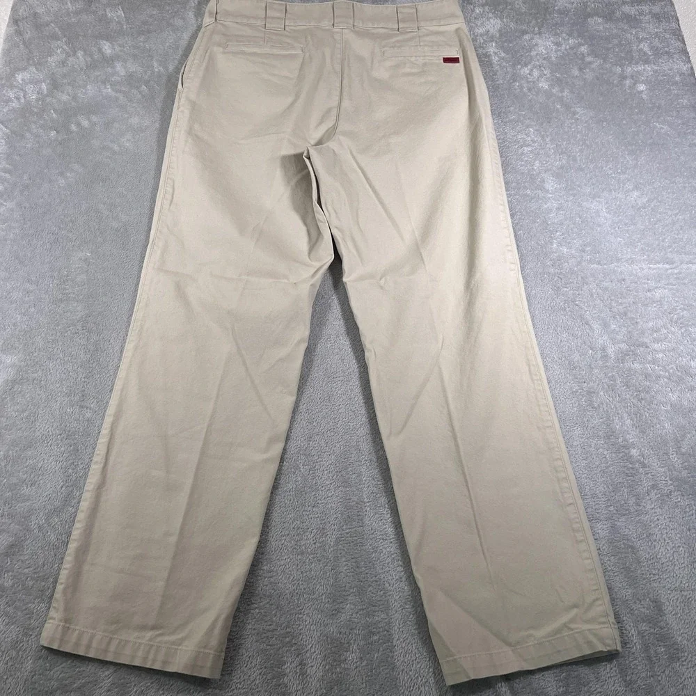 Patagonia Pants Mens 35 Khaki Canvas Hiking Organic‎ Cotton Straight Leg Outdoor